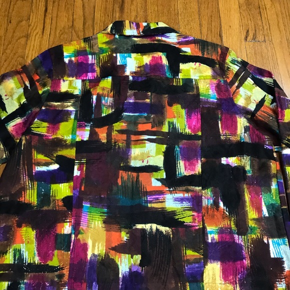 Vintage New Direction Women's XL Patchwork Jacket - Picture 7 of 8
